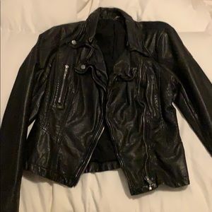 Vegan leather jacket